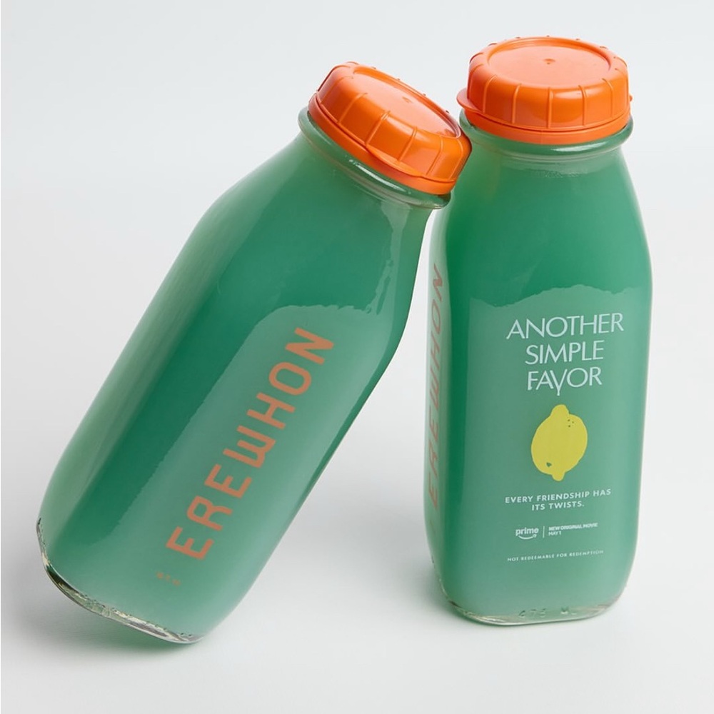 Erewhon x Another Simple Favor Bottle Collab